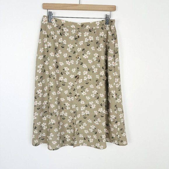 Monteau Dresses & Skirts - MONTEAU Floral Skirt Womens Size Large